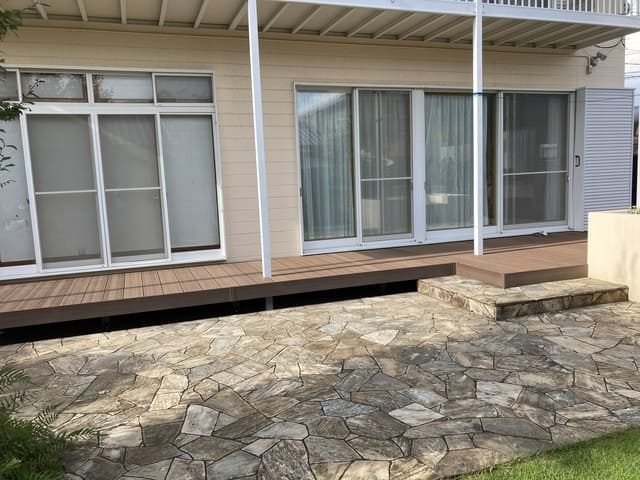 吉村町デッキ工事2